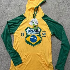NWT Brasil women’s hoodie/jersey